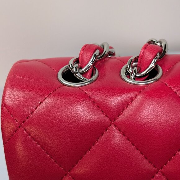 Chanel Red Classic Jumbo Single Flap Bag - Picture 6 of 16